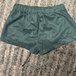 Zara Teal Athletic Shorts